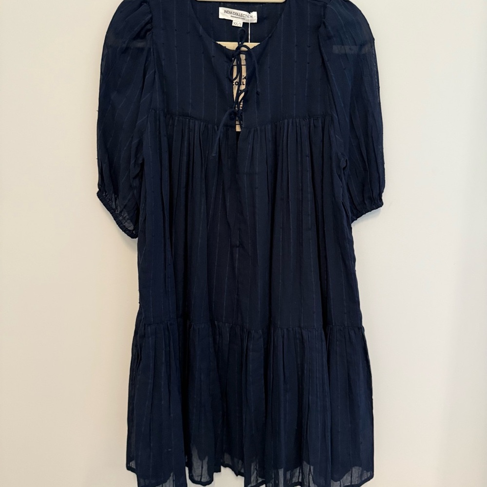 Emerson Fry Navy Blue Mini Dress